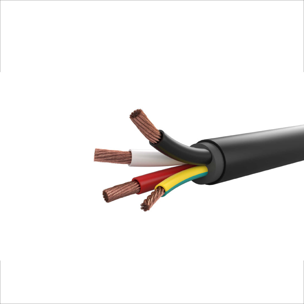 Cordón Caucho TSJ-N De 1m Calibre 14AWG Color Negro