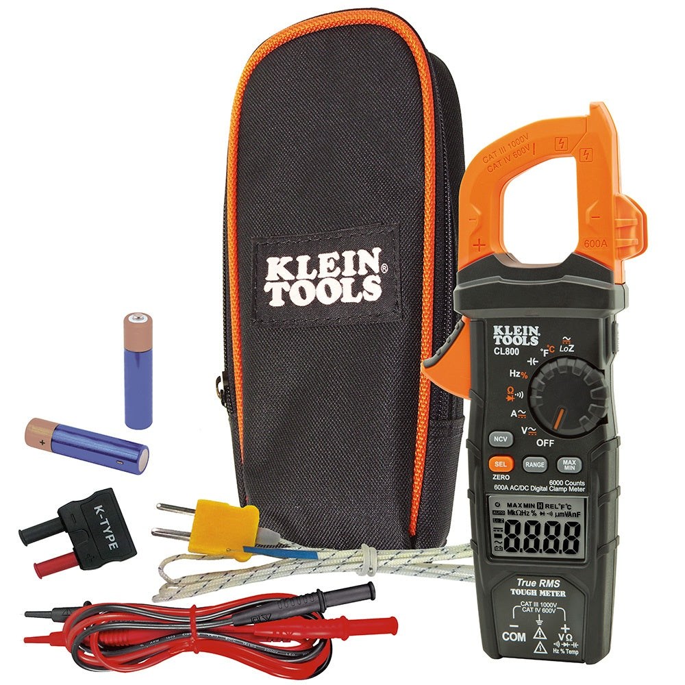 VOLTAMP DIG 600A 1000V CL800 KLEIN – Electrisa