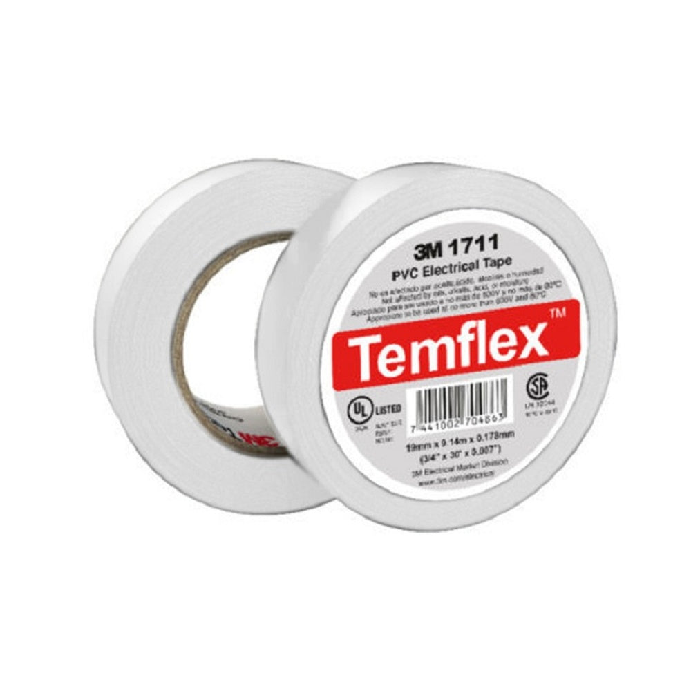TAPE TEMFLEX GRANDE BLANCO 3/4X60 3M 165 – Electrisa