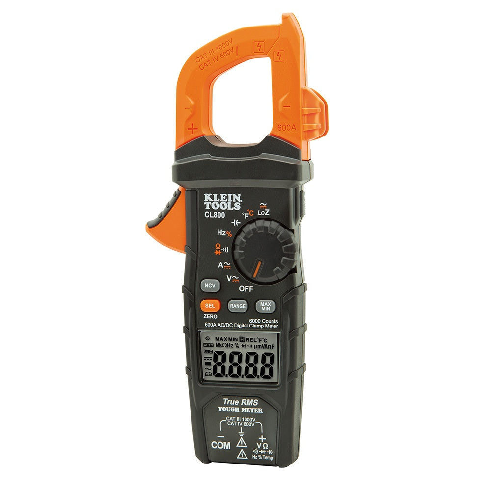 VOLTAMP DIG 600A 1000V CL800 KLEIN – Electrisa
